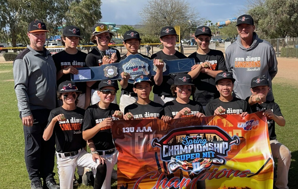 San Diego Longhorns 13U Orange